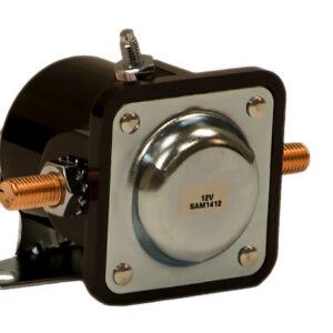 SAM 1306070 12 Volt Plastic Case Insulated Solenoid Intermittent Duty +12V To Activate