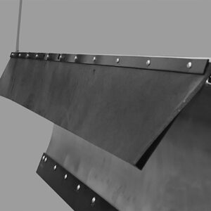 SAM 1309090 Belted Rubber Snow Deflector 3/8 x 7 x 90 Inch