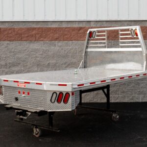 Zimmerman 84"x114" Aluminum Flat Bed - Single Wheel 60" CA Cab and Chassis