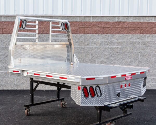 Zimmerman 84"x84" Aluminum Flat Bed - Fits Ford 2017 & Newer Single Wheel Short Bed - Image 2
