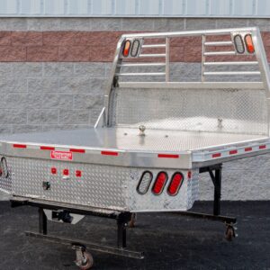 Zimmerman 84"x84" Aluminum Flat Bed - Fits Ford 2017 & Newer Single Wheel Short Bed