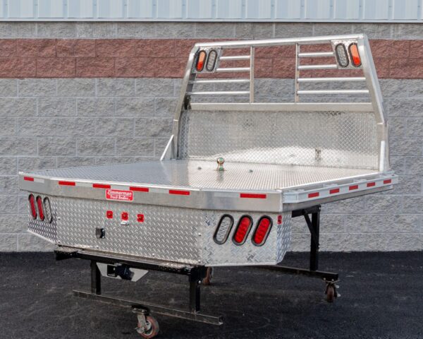 Zimmerman 84"x84" Aluminum Flat Bed - Fits Ford 2017 & Newer Single Wheel Short Bed