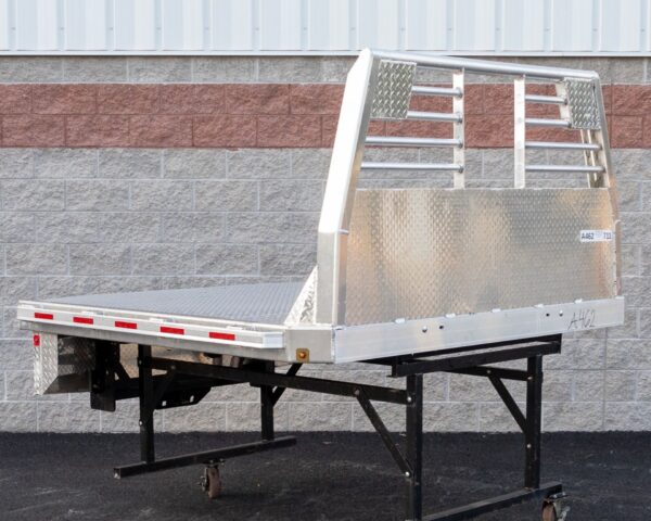 Zimmerman 84"x84" Aluminum Flat Bed - Fits Ford 2017 & Newer Single Wheel Short Bed - Image 4