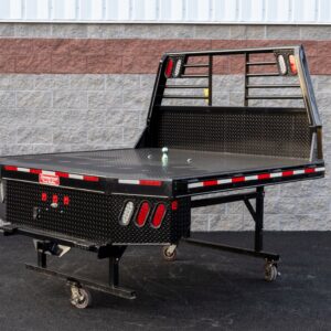 Zimmerman 84"x84" Steel Flat Bed - Fits GM/Dodge Single Wheel Short BEds