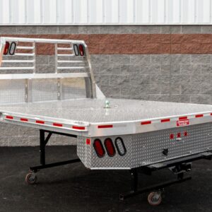 Zimmerman 97"x102" Aluminum Flat Bed - Fits Dual Wheel Long Bed