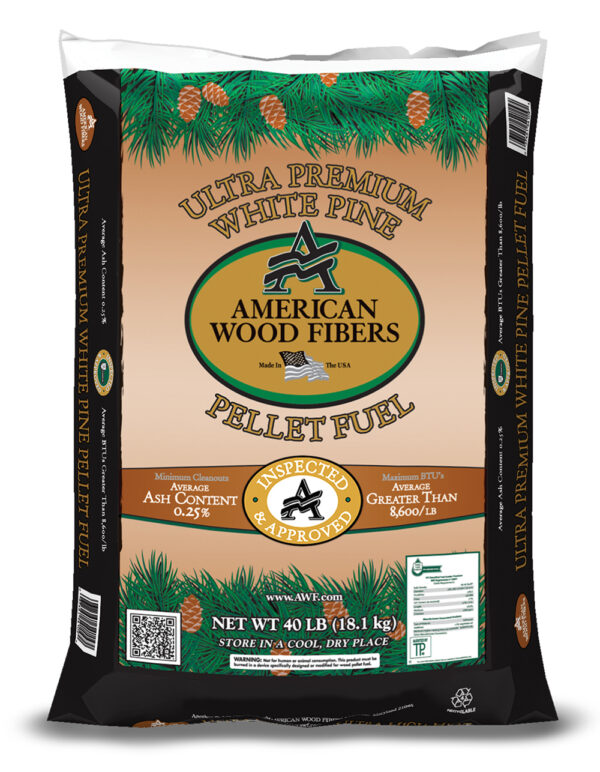 American Wood Fiber Pellets - 40 lbs bags - Image 2