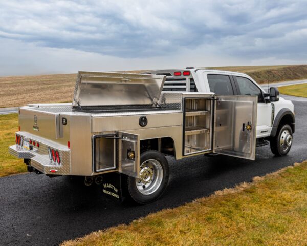 Martin 98"x110" Gooseneck Service Body – Fits 60" CA Cab and Chassis - Image 7