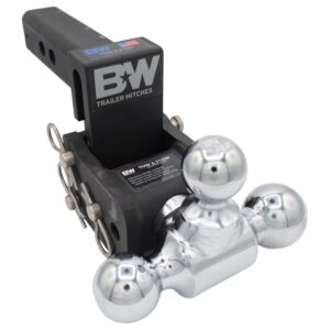 B&W Trailer Hitch – 3" Drop, 3 Balls (1 7/8", 2", 2 5/16") for 2" Receiver Hitch