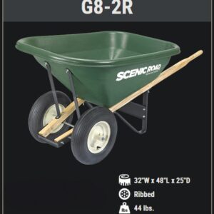 Scenic Lane Wheelbarrows – Durable & High Capacity for lighter-Duty Tasks
