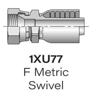 Parker Series 1XU77 Female Metric, Sizes #10-#20