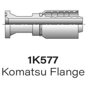 Parker Series 1K577 Komatsu Flange, Size #16