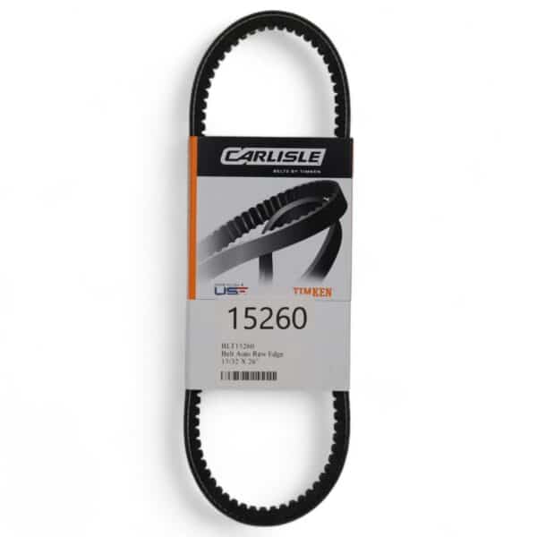 Automotive 15 Series Open-Faced Cogged V-Belt – 15/32" x 26"