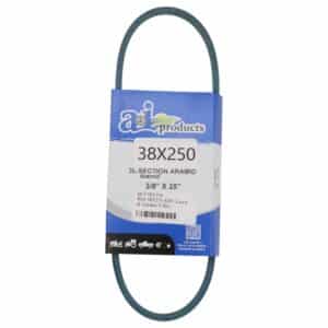 3/8" x 25" Wrapped V-Belt – Heavy Duty and Reliable for Long-Term Use