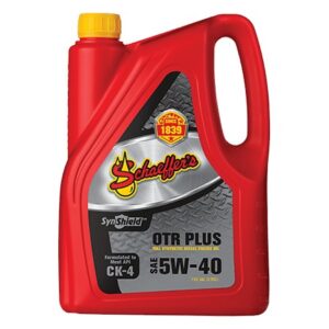 Schaeffer SynShield OTR Plus, Full Synthetic 5W-40, 1 Gallon