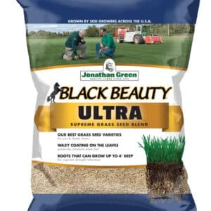 black beauty ultra grass seed product bag