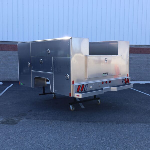 High Side Aluminum Service Body 98" x 110" - Fits Dual Wheel 60" CA Cab & Chassis - Image 2