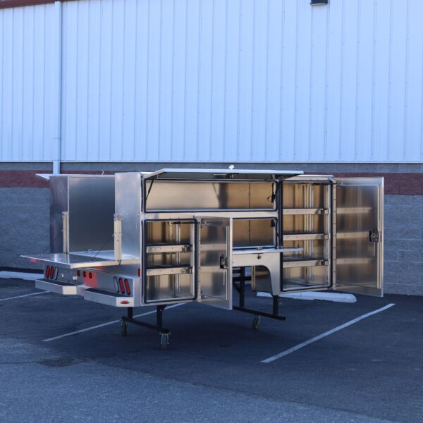 High Side Aluminum Service Body 98" x 110" - Fits Dual Wheel 60" CA Cab & Chassis - Image 4