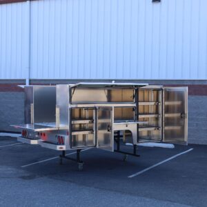 High Side Aluminum Service Body 98" x 110" - Fits Dual Wheel 60" CA Cab & Chassis
