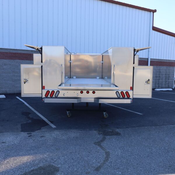 High Side Aluminum Service Body 98" x 110" - Fits Dual Wheel 60" CA Cab & Chassis - Image 5