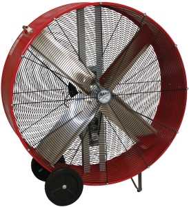 48" Belt Drive Barrel Fan, 2 speed