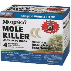 Motomco Mole Killer Earthworms 4PK