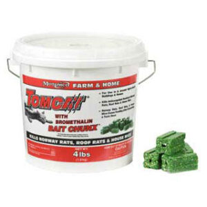 TOMCAT Bait Chunx, Mice & Rat Bait, 4 lb