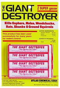 The Giant Destroyer, Rodent Smoke Bomb, 4 pk
