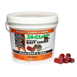 JAGUAR Bait Chunx, Rodenticide, 9 lb