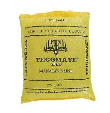 Tecomate King Ladino White Clover, Deer Food Plot, 25lb