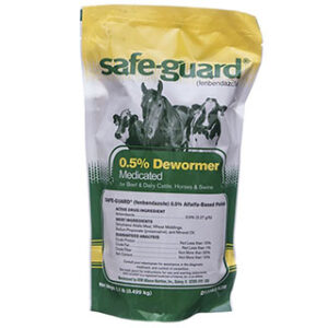 Safe-guard (fenbedazole) 0.5% Dewormer Medicated Feed  25lb