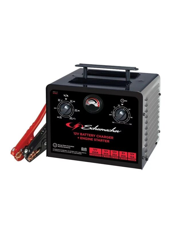 Schumacher SC1667 250A 6V/12V Timer-Controlled Battery Charger
