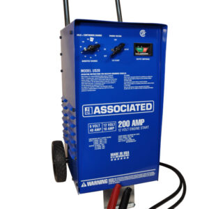 Associated Manual 6/12V Wheeled Battery Charger with timer & hold