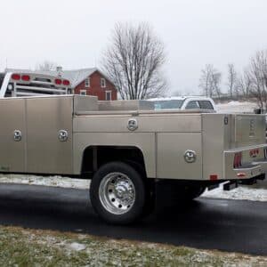 Martin 98"x136" Gooseneck Service Body – Fits Dual Wheel 84" CA Cab and Chassis