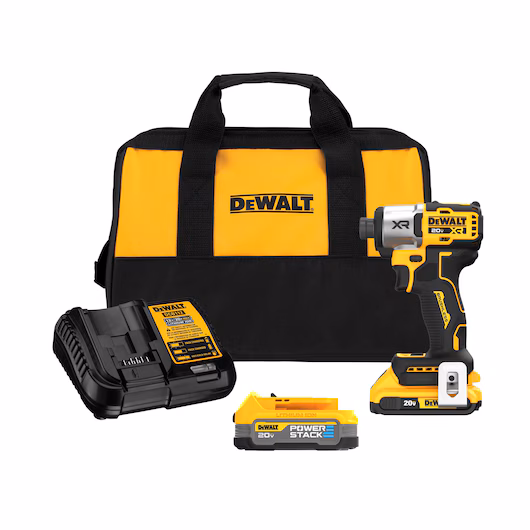 DCF845D1E1 Dewalt 20V 1/4" Impact Driver Kit