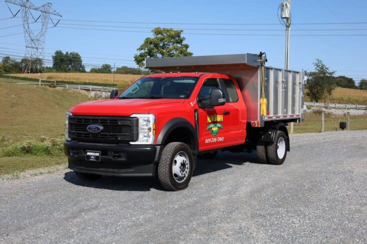 2025 Ford F450 with a Martin Highlander Dump