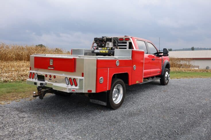 2024 Ford F450 with a Martin Gooseneck Service Body
