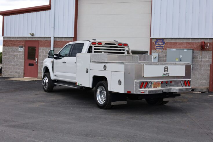 2026 Ford F450 with a Martin Gooseneck Service Body