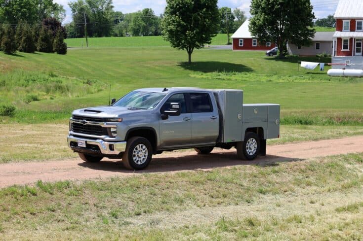 2026 Chevy 3500 with a Martin High Front Service Body
