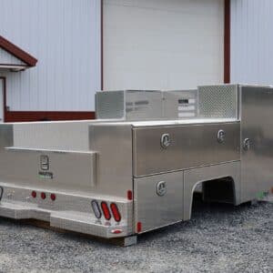 Martin 98"x110" High Front Service Body - Fits Dual Wheel 60" CA Cab & Chassis