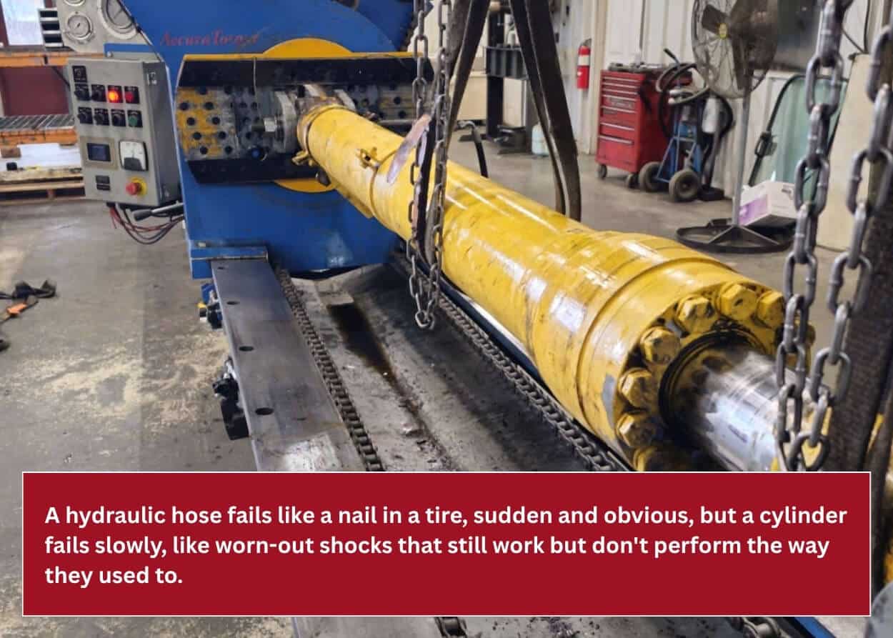 Repairing Hydraulic Hose or Cylinder